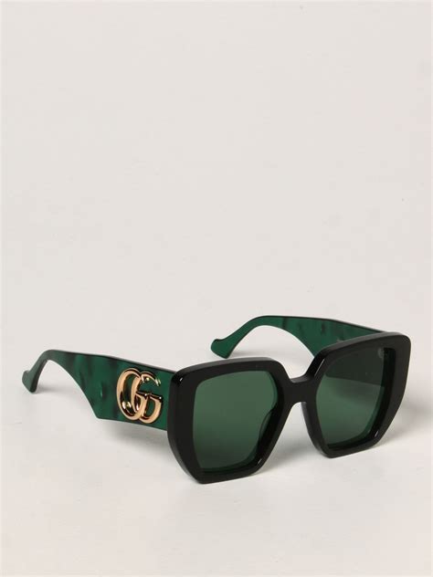 green gucci eyeglasses|gucci green and black sunglasses.